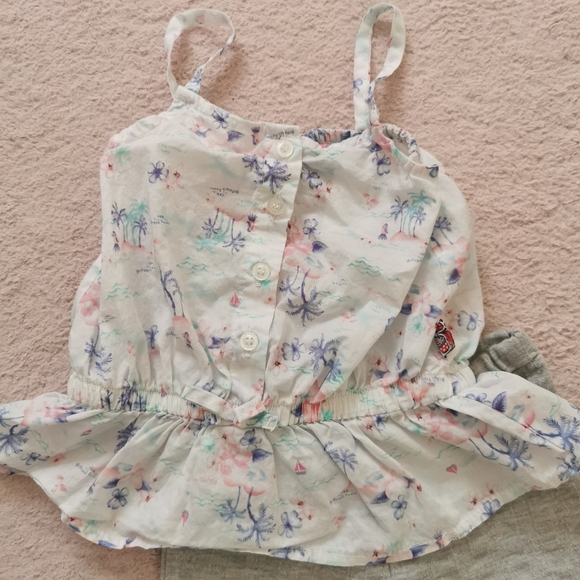 3/25 Sergent major Super adorable cotton lawn sheer with leggings - Picture 9 of 10